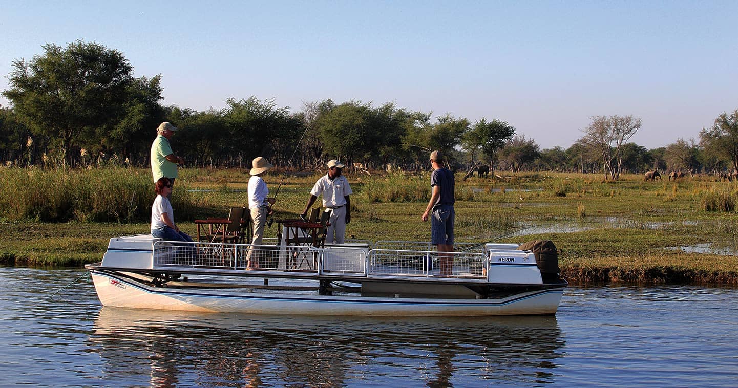On Fishing Safari with Amanzi Camp in Lower Zambezi National Park